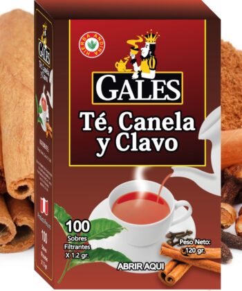 TE CANELA Y CLAVO  GALES X 100 SOBRES FILTRANTE