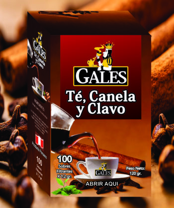 TE CANELA Y CLAVO  GALES X 100 SOBRES FILTRANTE